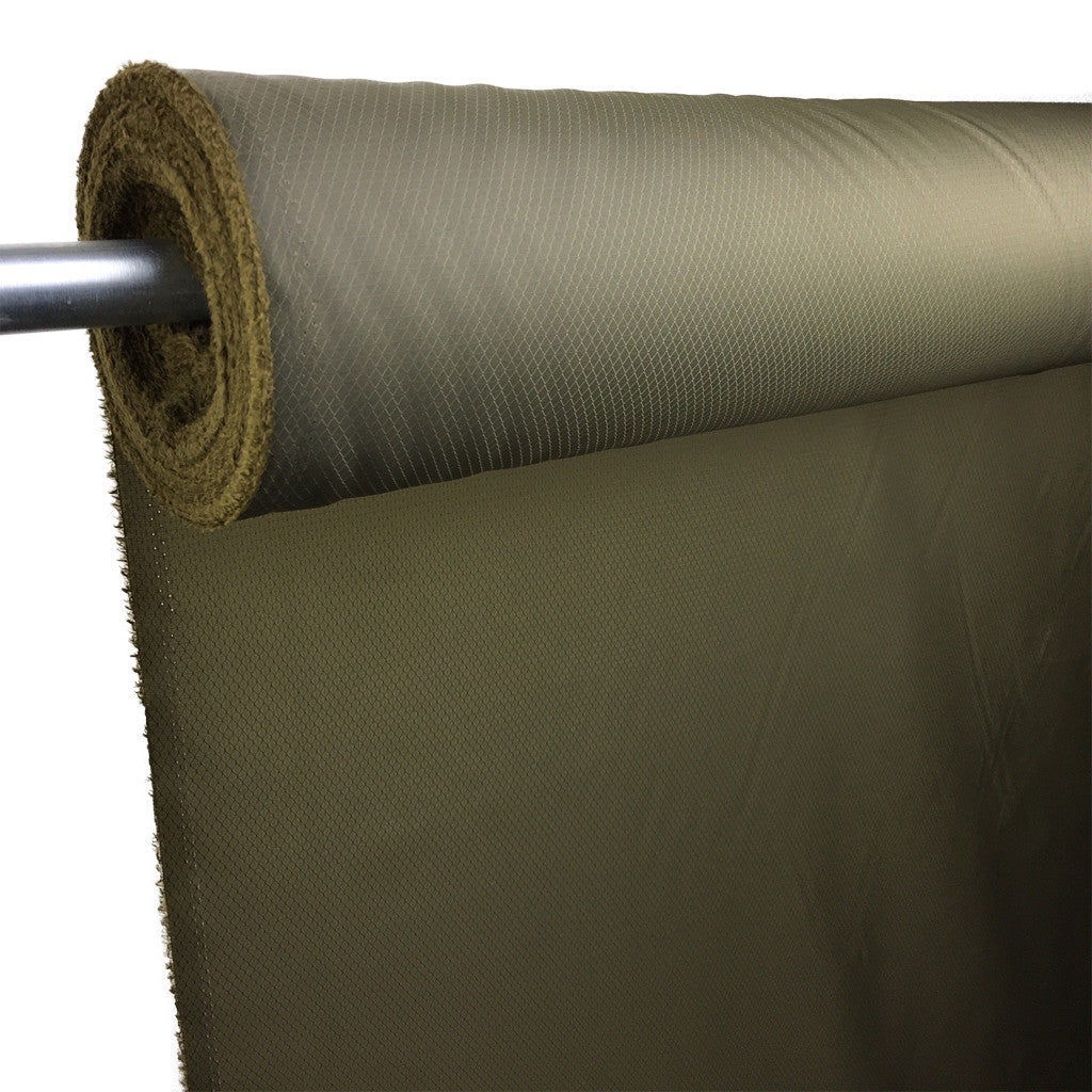 1 Yard Olive Brown Ripstop Nylon Fabric 60 inches wide