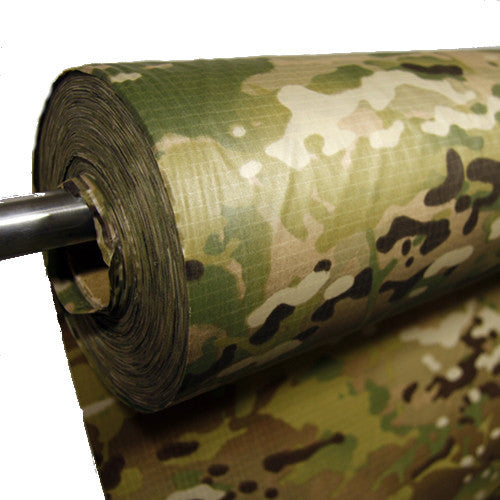 1.9 oz PU coated ripstop nylon - Multicam
