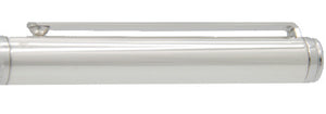 Waldmann, Cosmo Rollerball, Linien Design, Silber, Lack Metallic, Ice Blue-gravur
